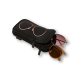Mytagalongs Women's Mine Double Eyeglass Case Pouch Front_Angled_Left