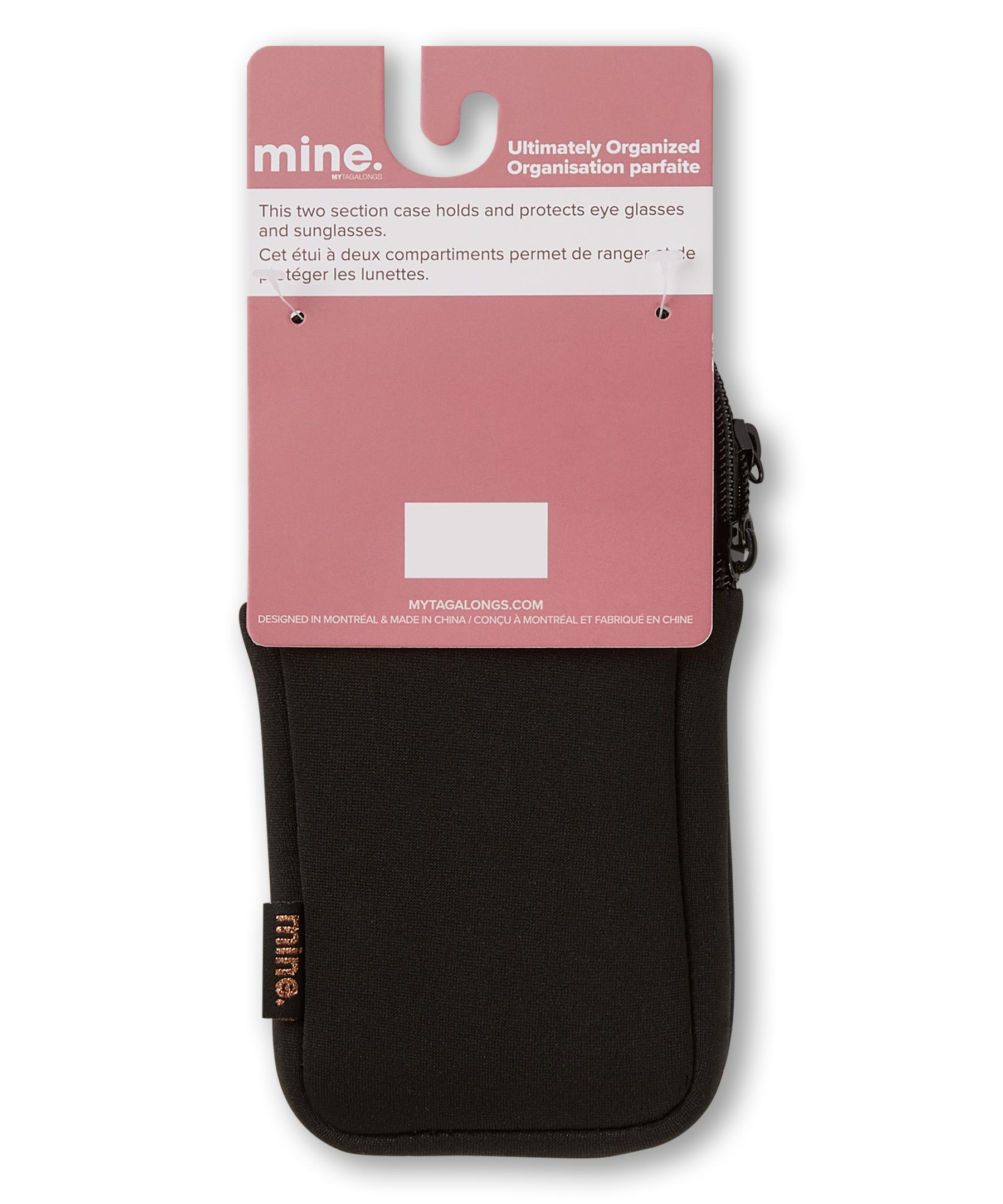 Mytagalongs Women's Mine Double Eyeglass Case Pouch