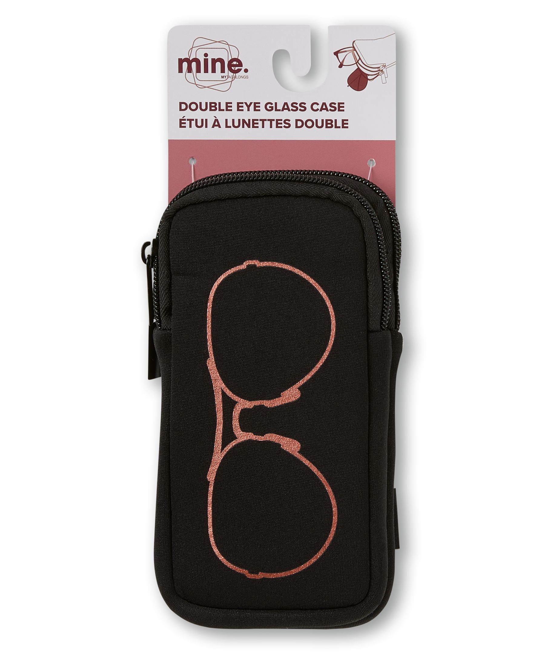 Mytagalongs Women's Mine Double Eyeglass Case Pouch