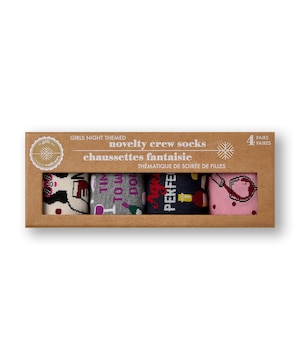 Denver Hayes Women's 4 pk Novelty Socks Gift Box