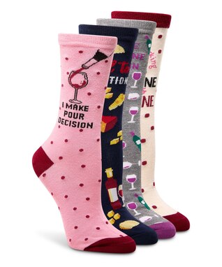Denver Hayes Women's 4 pk Novelty Socks Gift Box