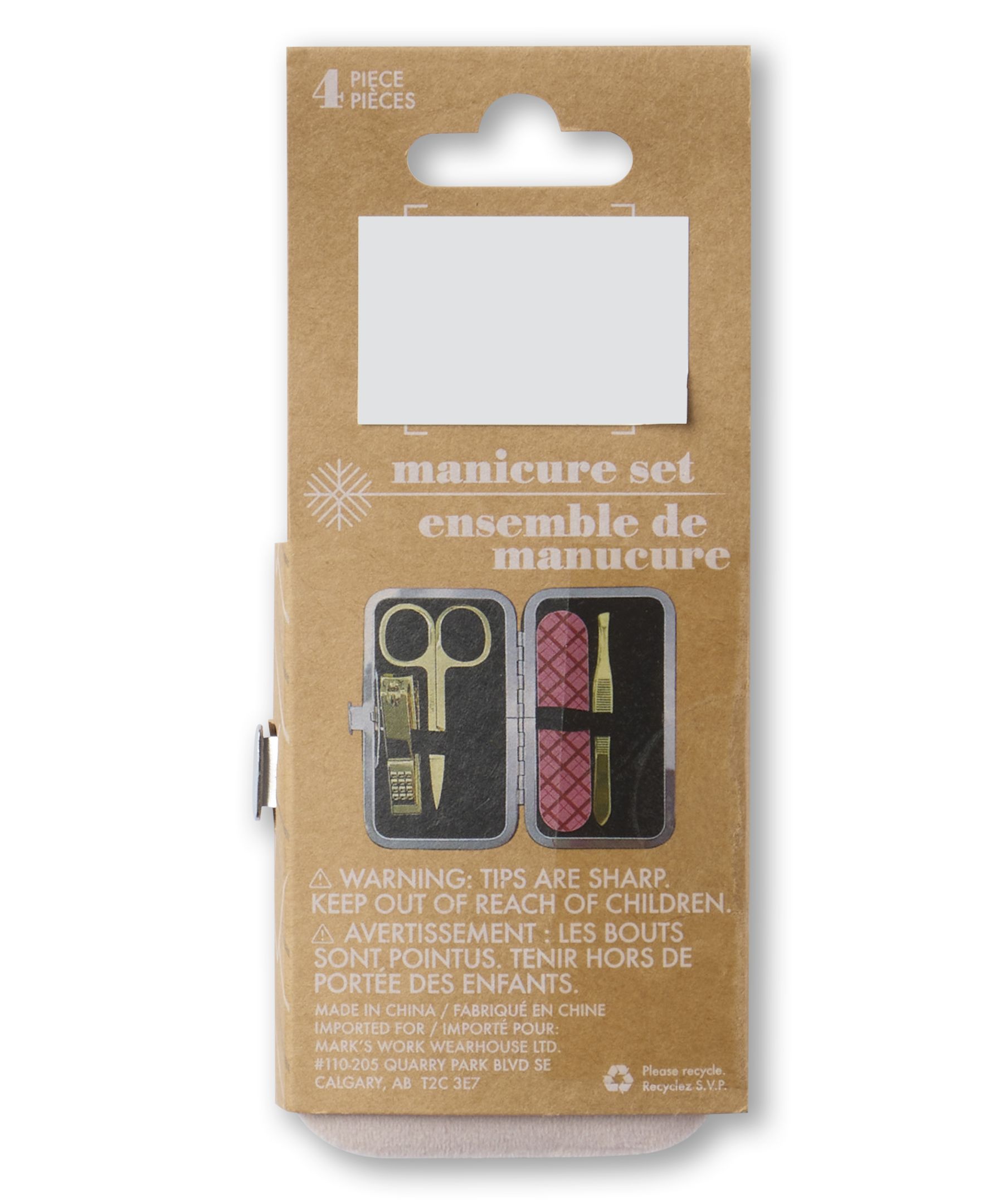 Denver Hayes 4-pc Manicure Set Back_Flat