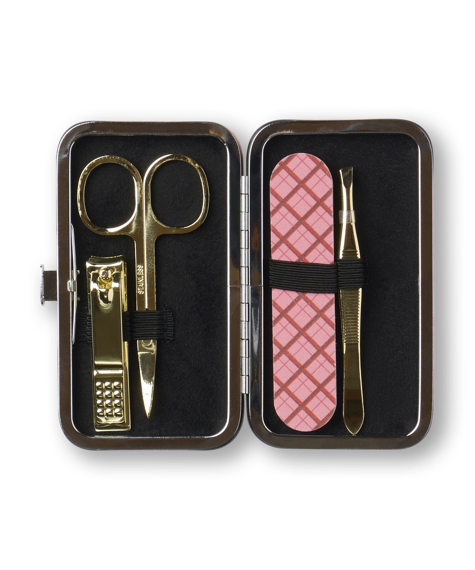 Denver Hayes 4-pc Manicure Set Overhead_Flat