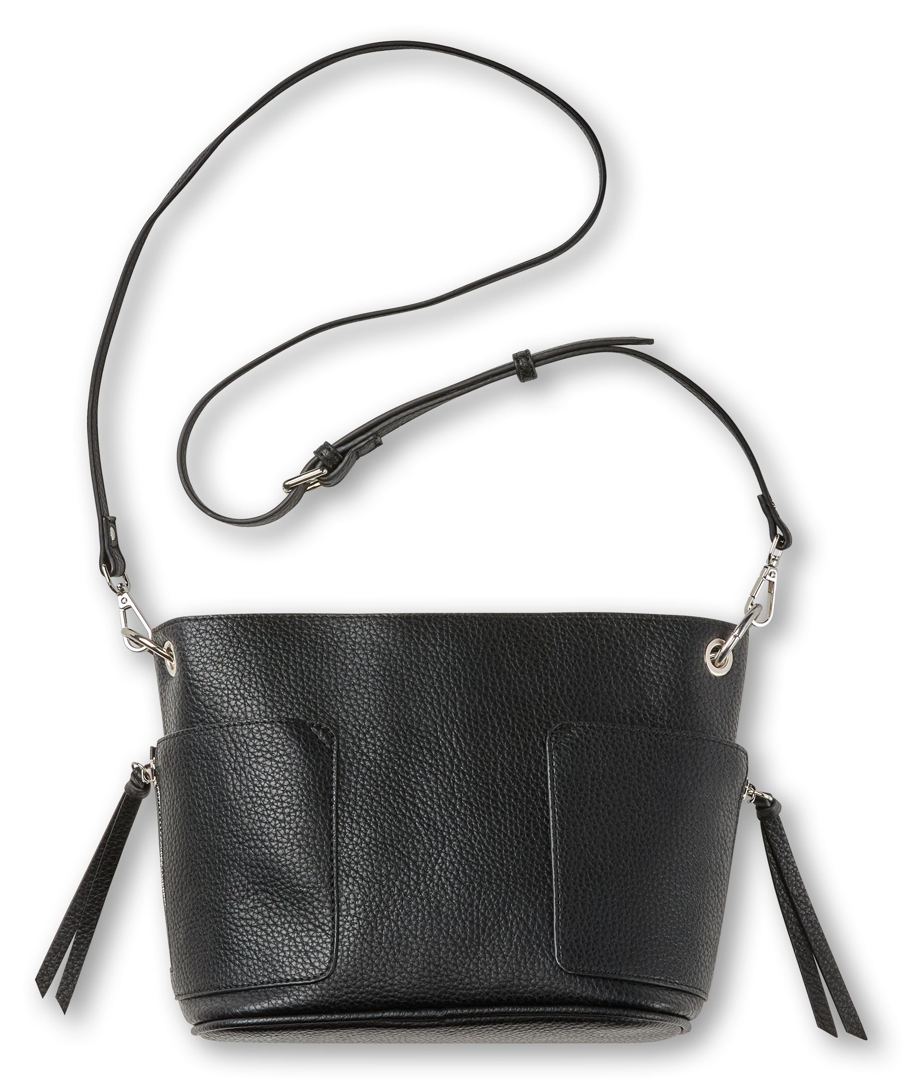 Denver Hayes Women's Baggiesue Crossbody Bag with Inside Pouch