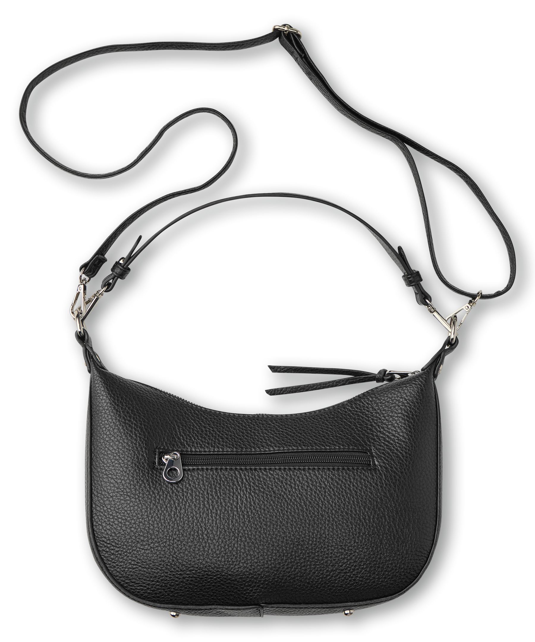 Denver Hayes Women's Half-Moon Dual Strap Shoulder Bag