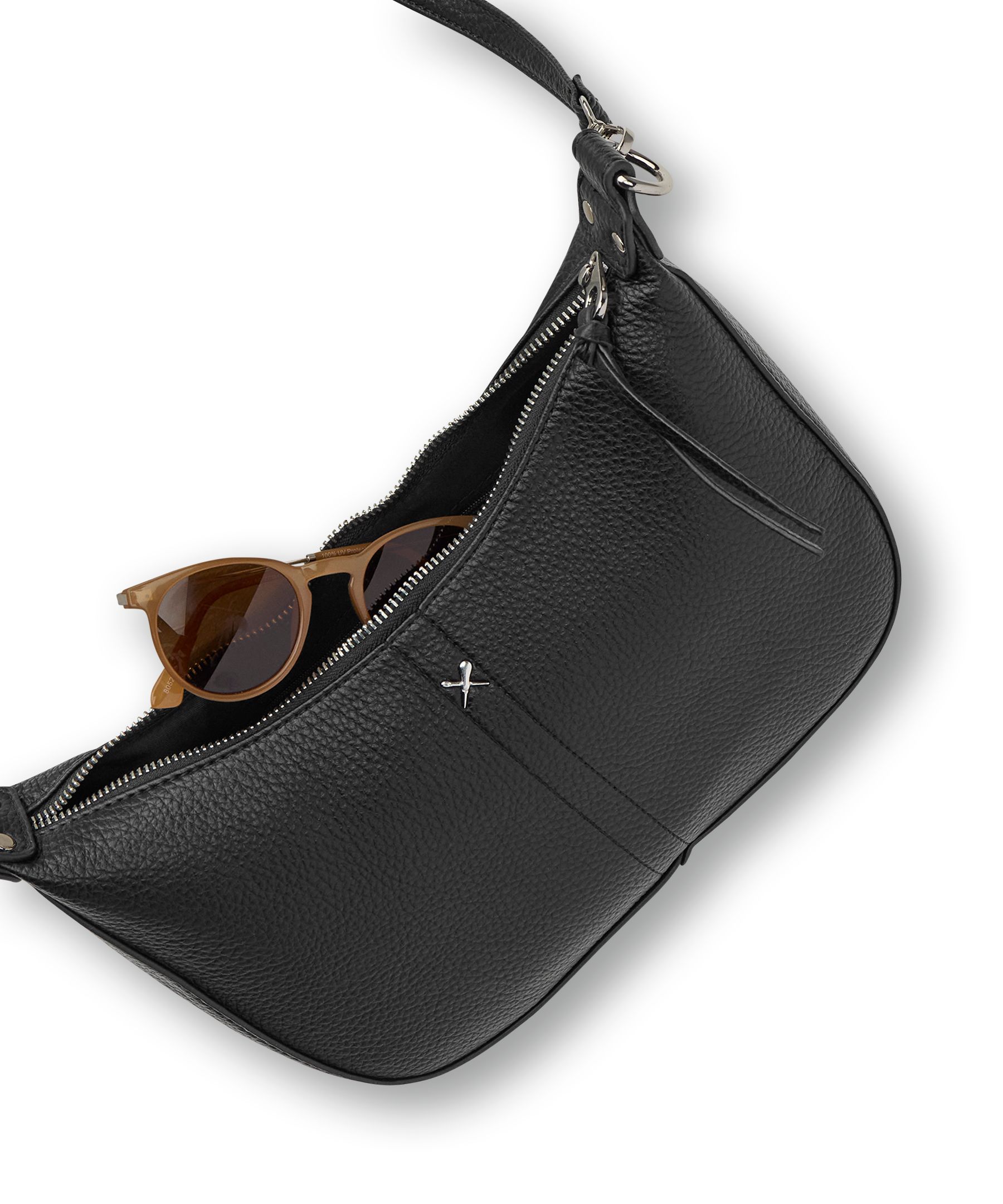 Denver Hayes Women's Half-Moon Dual Strap Shoulder Bag