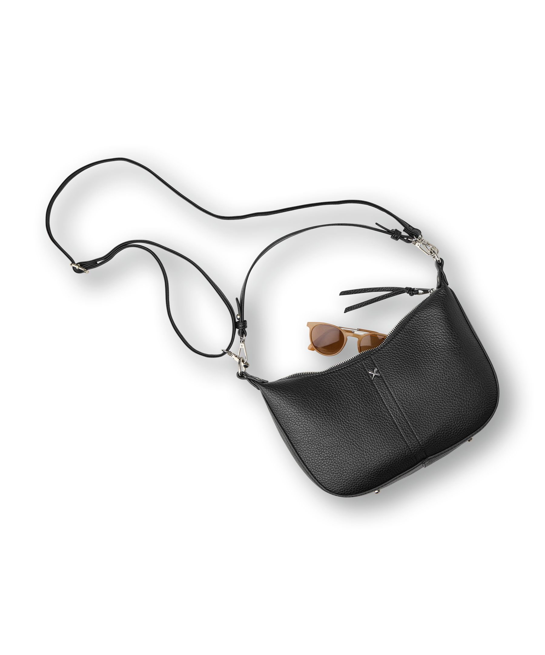 Denver Hayes Women's Half-Moon Dual Strap Shoulder Bag