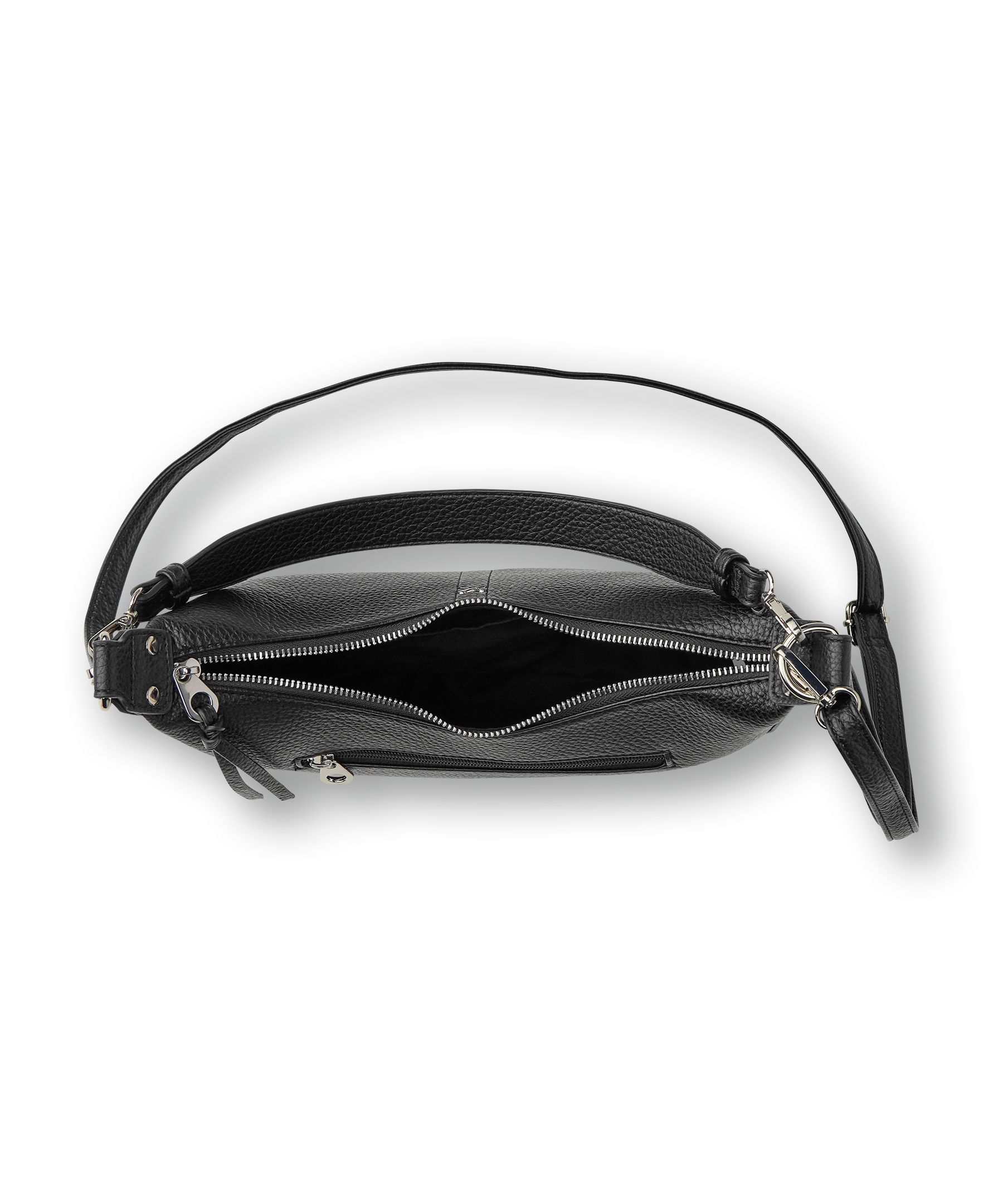 Denver Hayes Women's Half-Moon Dual Strap Shoulder Bag