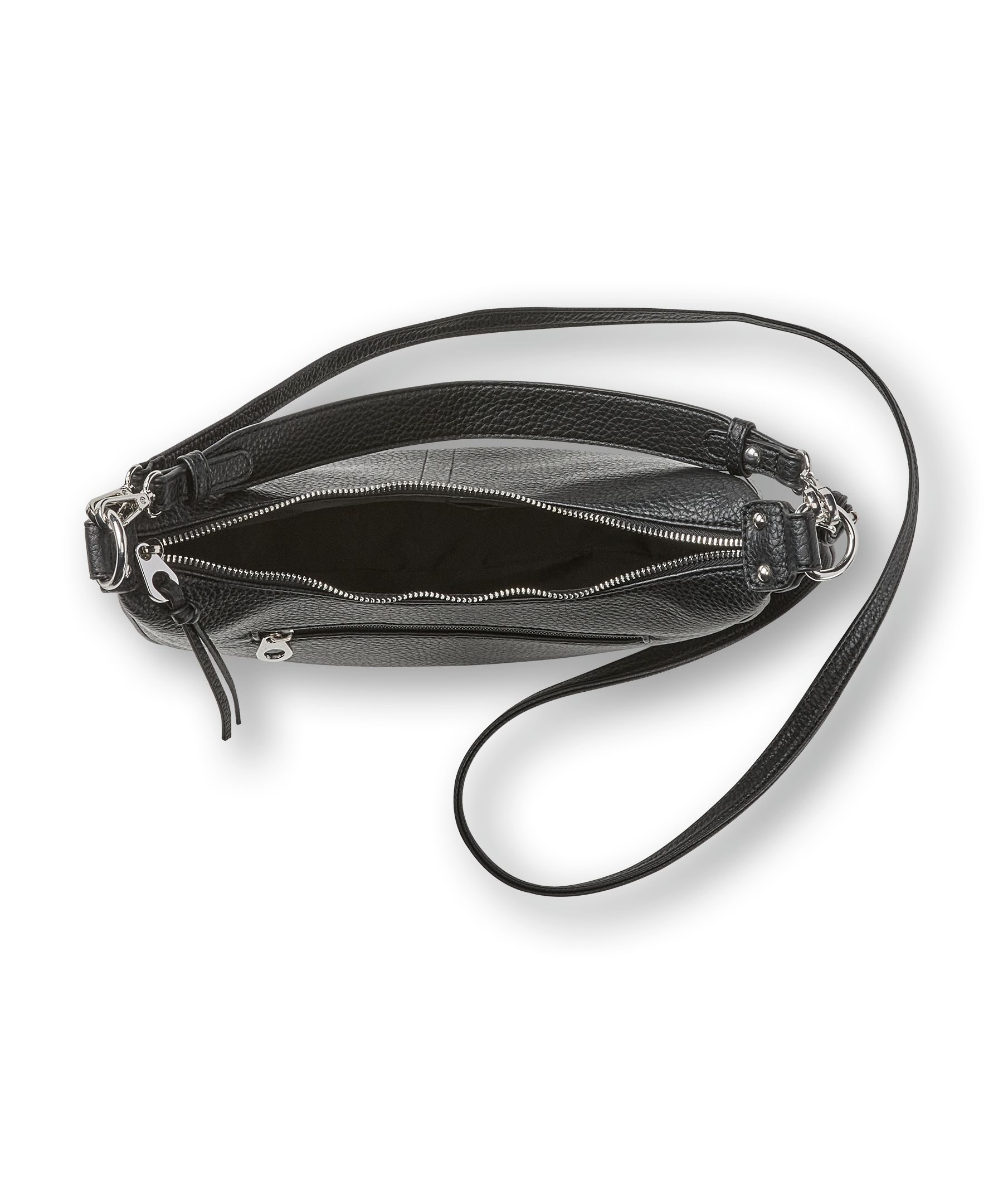 Denver Hayes Women's Half-Moon Dual Strap Shoulder Bag