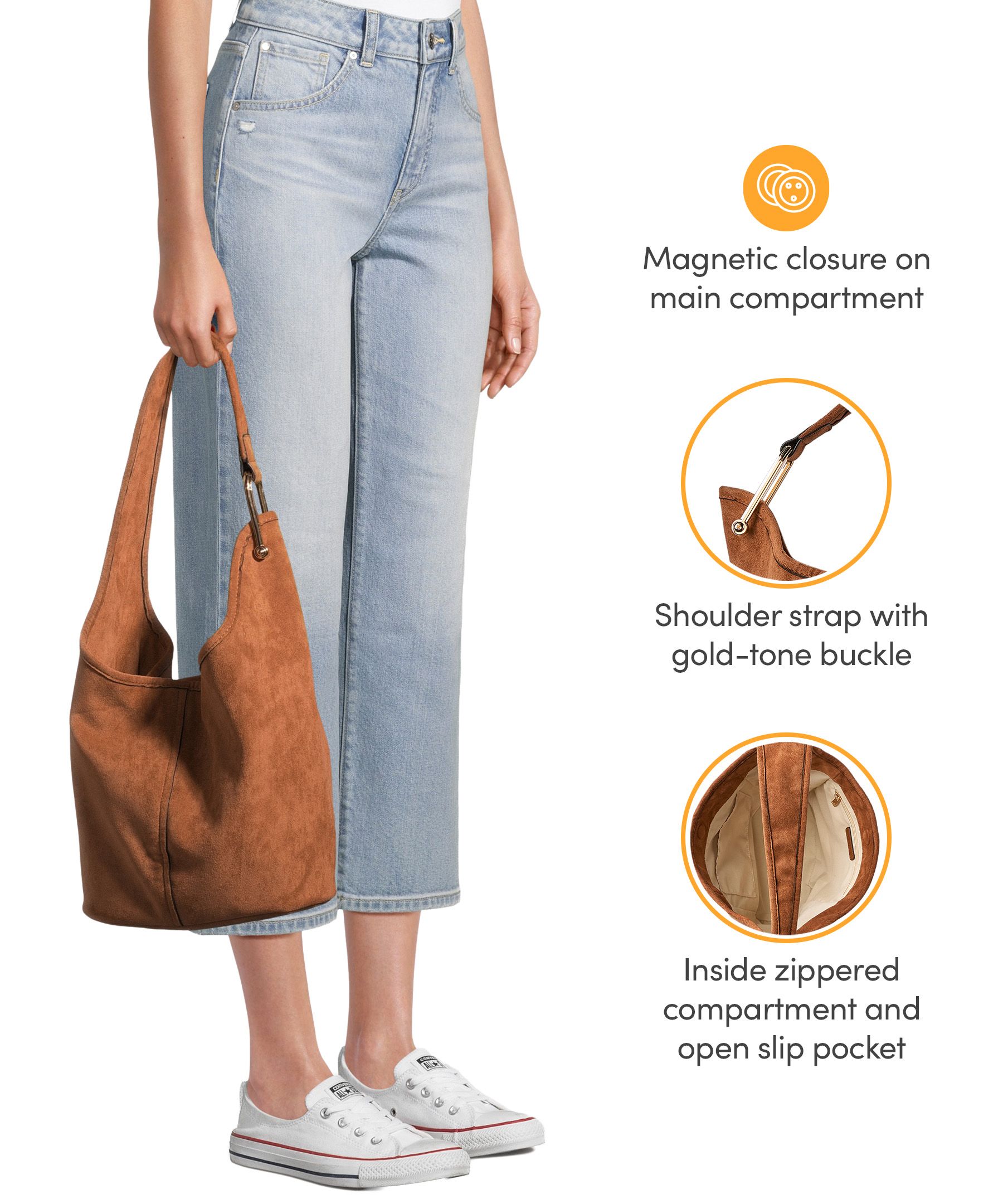 Denver Hayes Women's Slouchy Shoulder Bag
