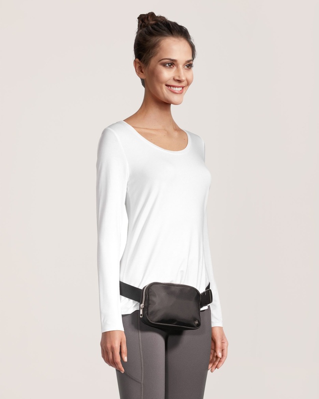 Shambhala Women's Mini Zip Hip Pack Front_Angled_Right