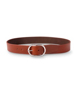 Denver Hayes Women's Oval Centre Bar with Burnished Edge Belt