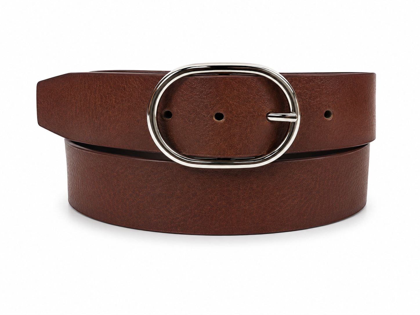 Denver Hayes Women's Oval Centre Bar with Burnished Edge Belt