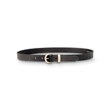 Denver Hayes Women's Single Antique Nickle Keeper Belt Front_Elevated