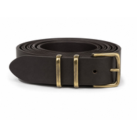Denver Hayes Women's Double Gold Keeper Belt Front_Elevated