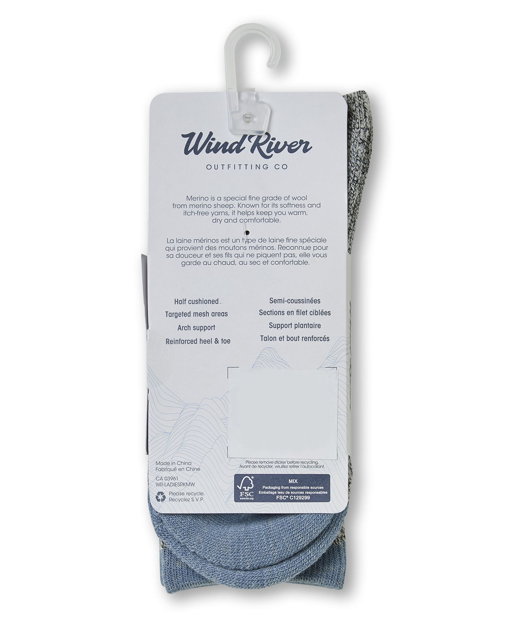 WindRiver Women's Merino Socks