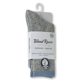 WindRiver Women's Merino Socks Front_Angled_Right