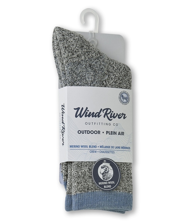 Chaussettes en laine mérinos pour femmes, WindRiver