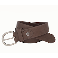 Silver Women's 35-MM Internal Stretch Belt Front_Flat