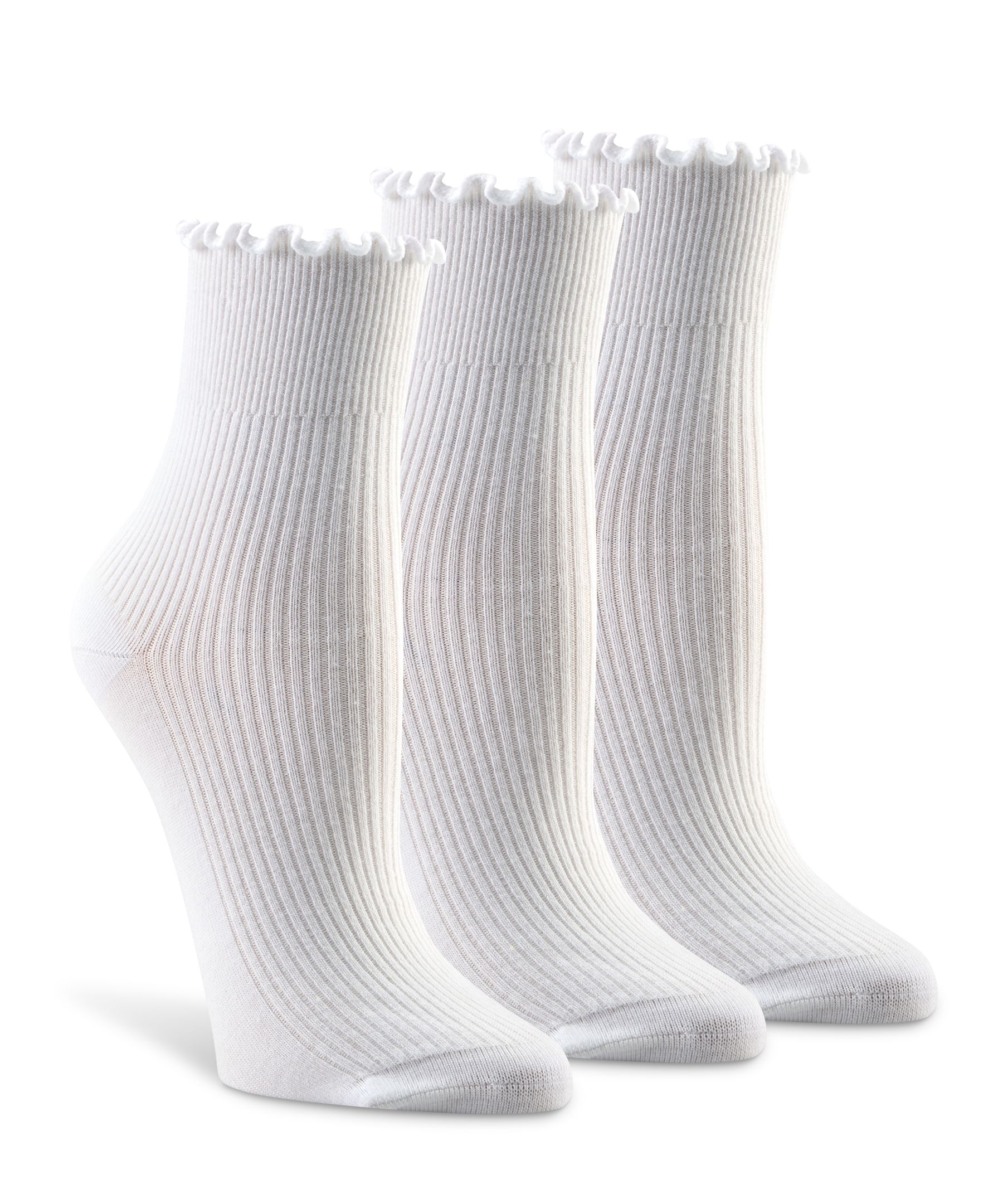 Denver Hayes Women's Modal Cotton Ruffle Top Socks