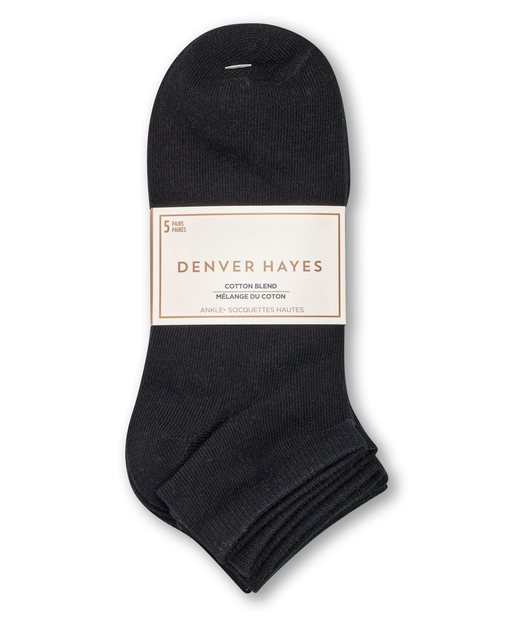 Denver Hayes Women's 5 Pack Ankle Socks