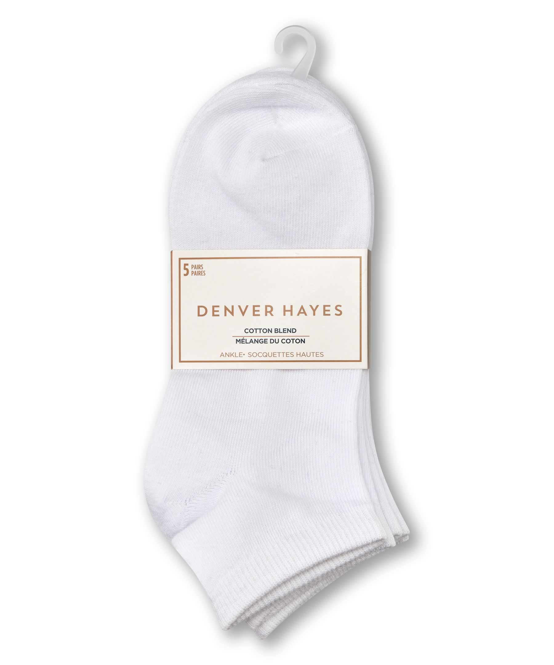 Socquettes pour femmes, Denver Hayes, paquet de 5 paires