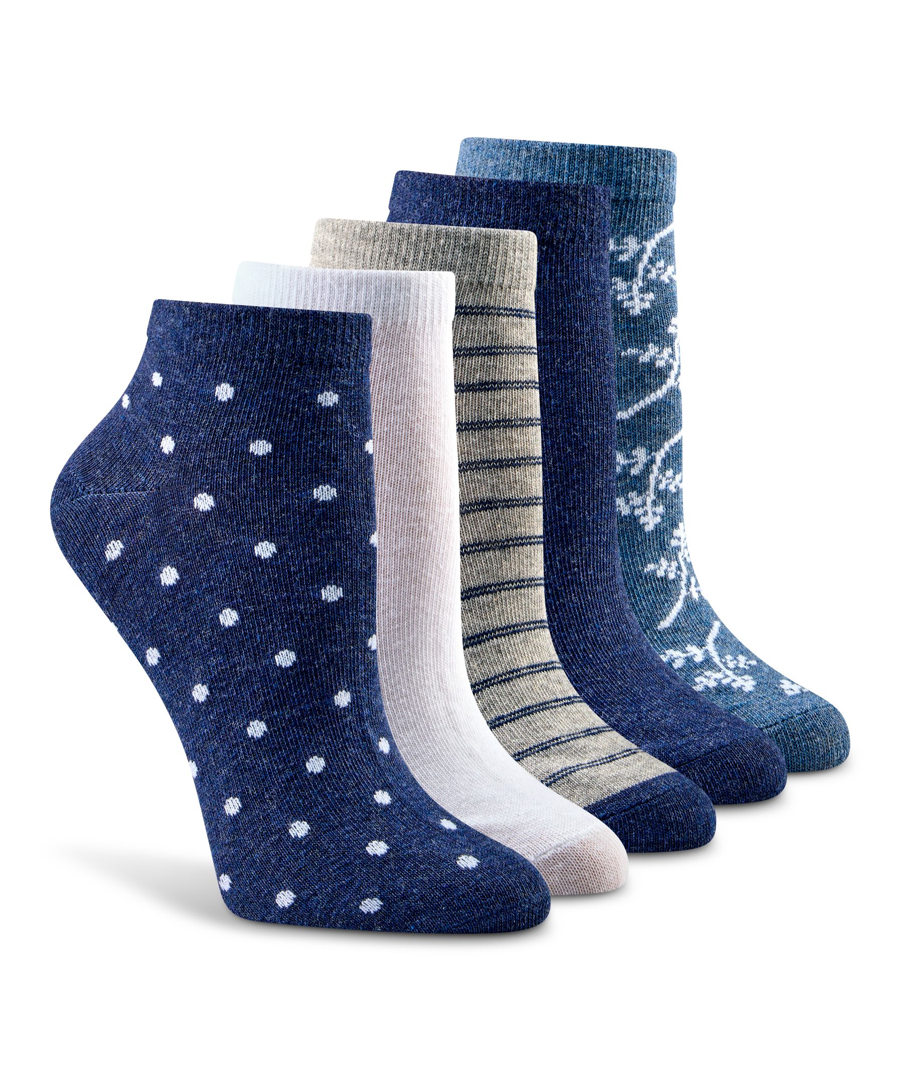 Socquettes pour femmes, Denver Hayes, paquet de 5&nbsp;paires