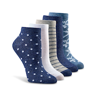 Socquettes pour femmes, Denver Hayes, paquet de 5&nbsp;paires