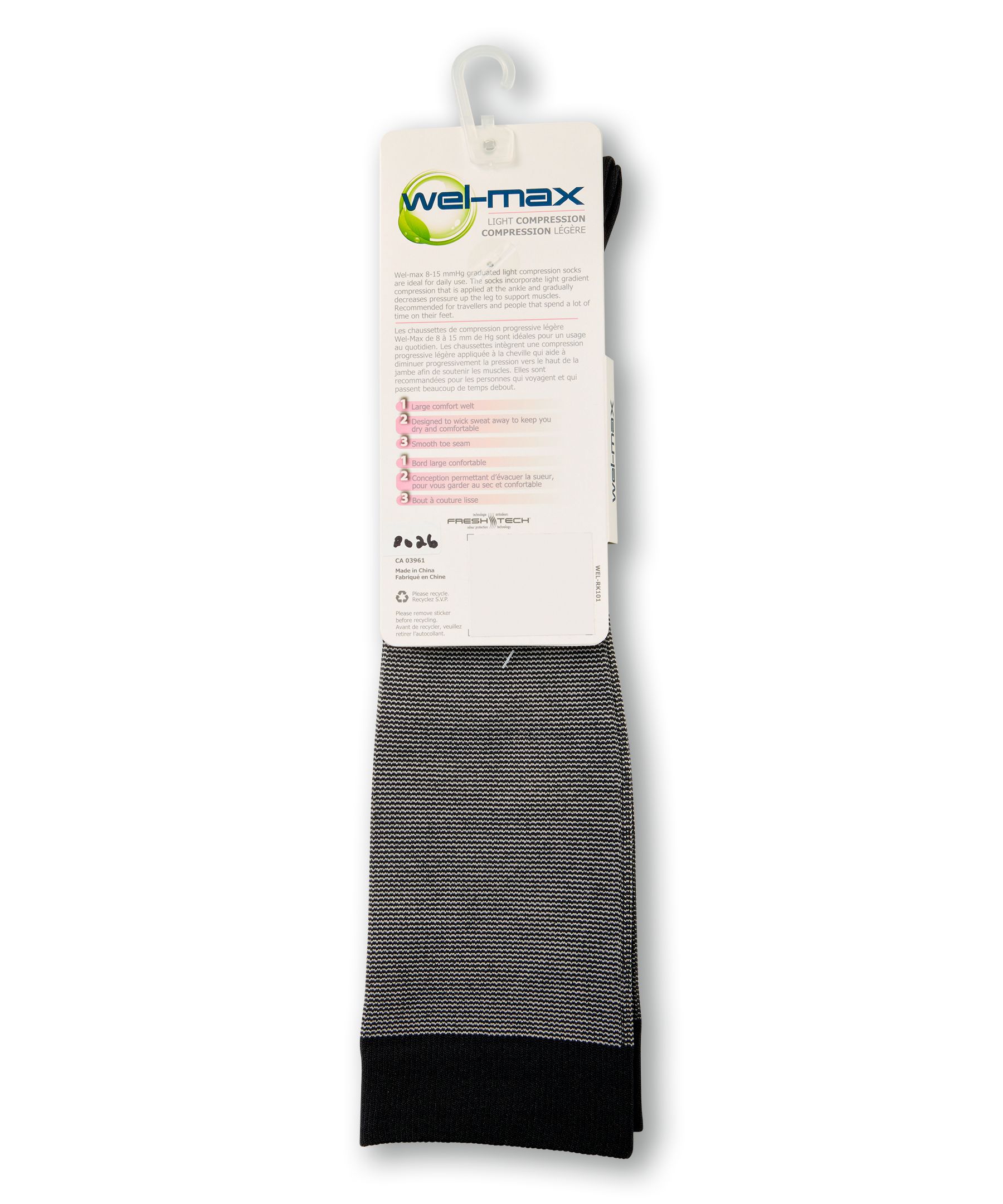 Wel-max Women's Light Compression Knee Length Socks