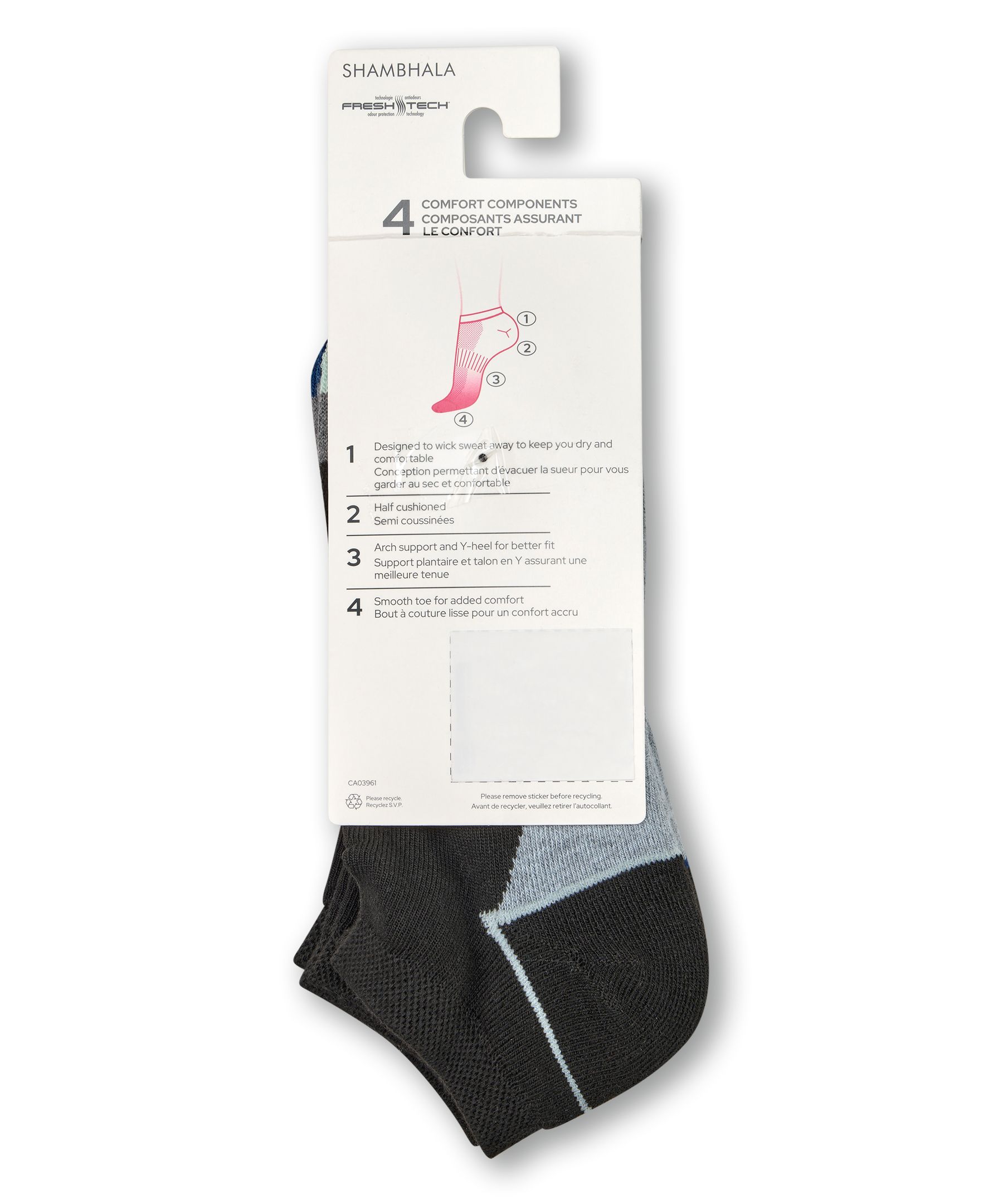 Shambhala Women's 3 Pack BOGO Free Low Cut Sport Socks