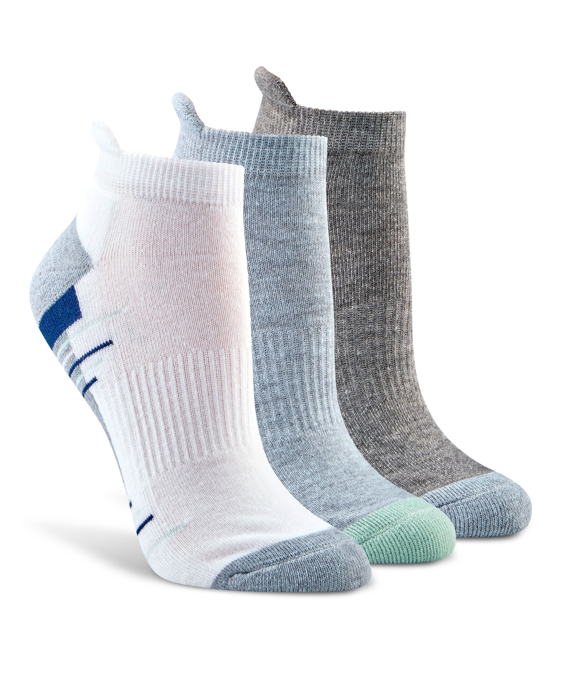 Chaussettes de sport avec languette pour femmes, paquet de 3 paires - Achetez deux paquets pour le prix d'un seul, Shambhala