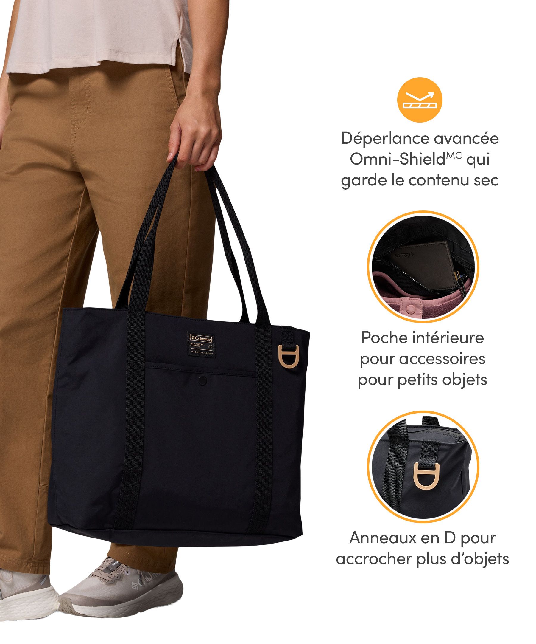 Sac fourre-tout pour femmes, Cottonwood Creek, Columbia