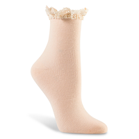 Denver Hayes Women's Cotton Lace Top Socks