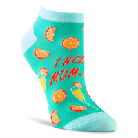 Denver Hayes Women's Low-Cut Patterned Cotton Socks