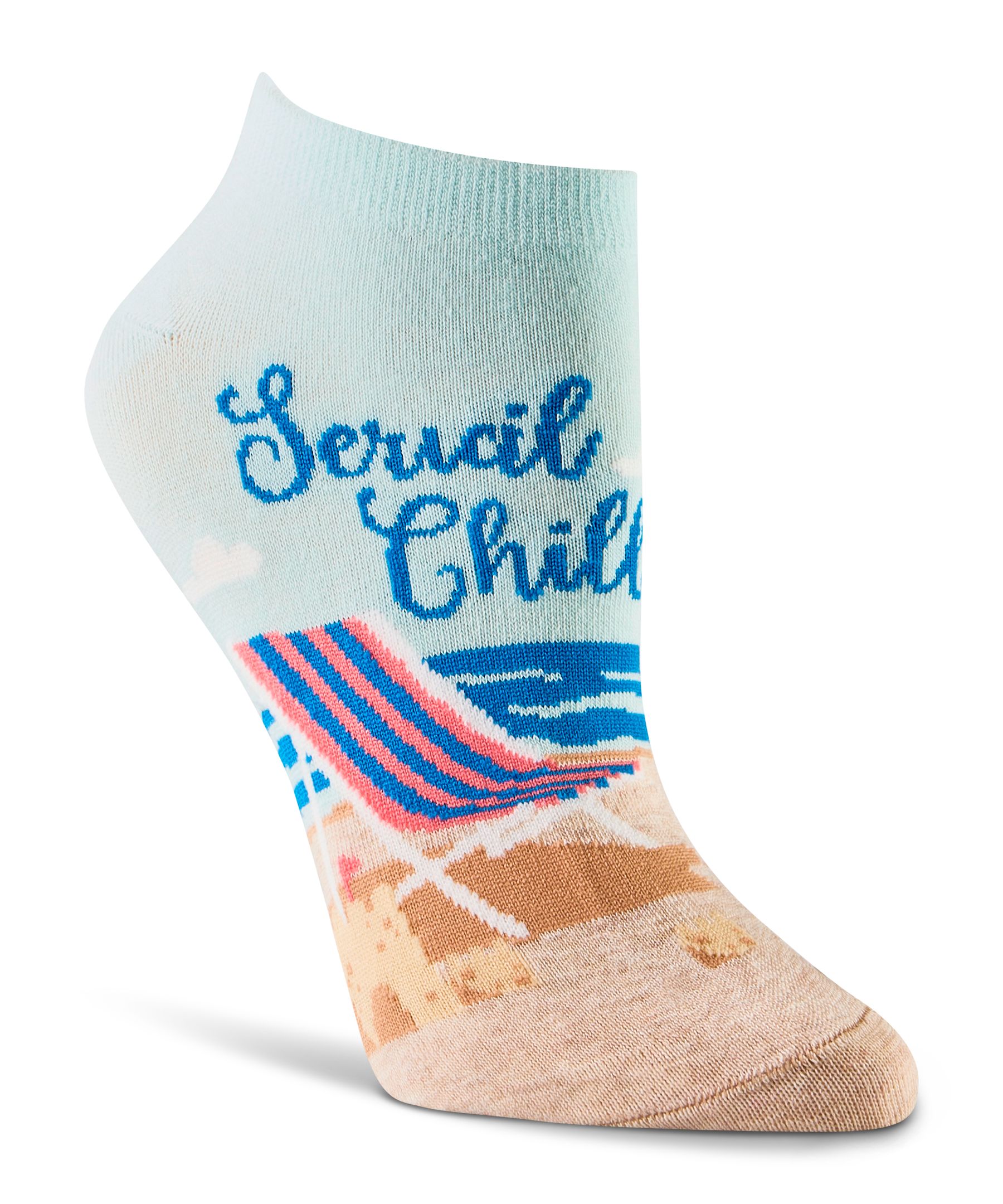 Denver Hayes Women's Low-Cut Patterned Cotton Socks