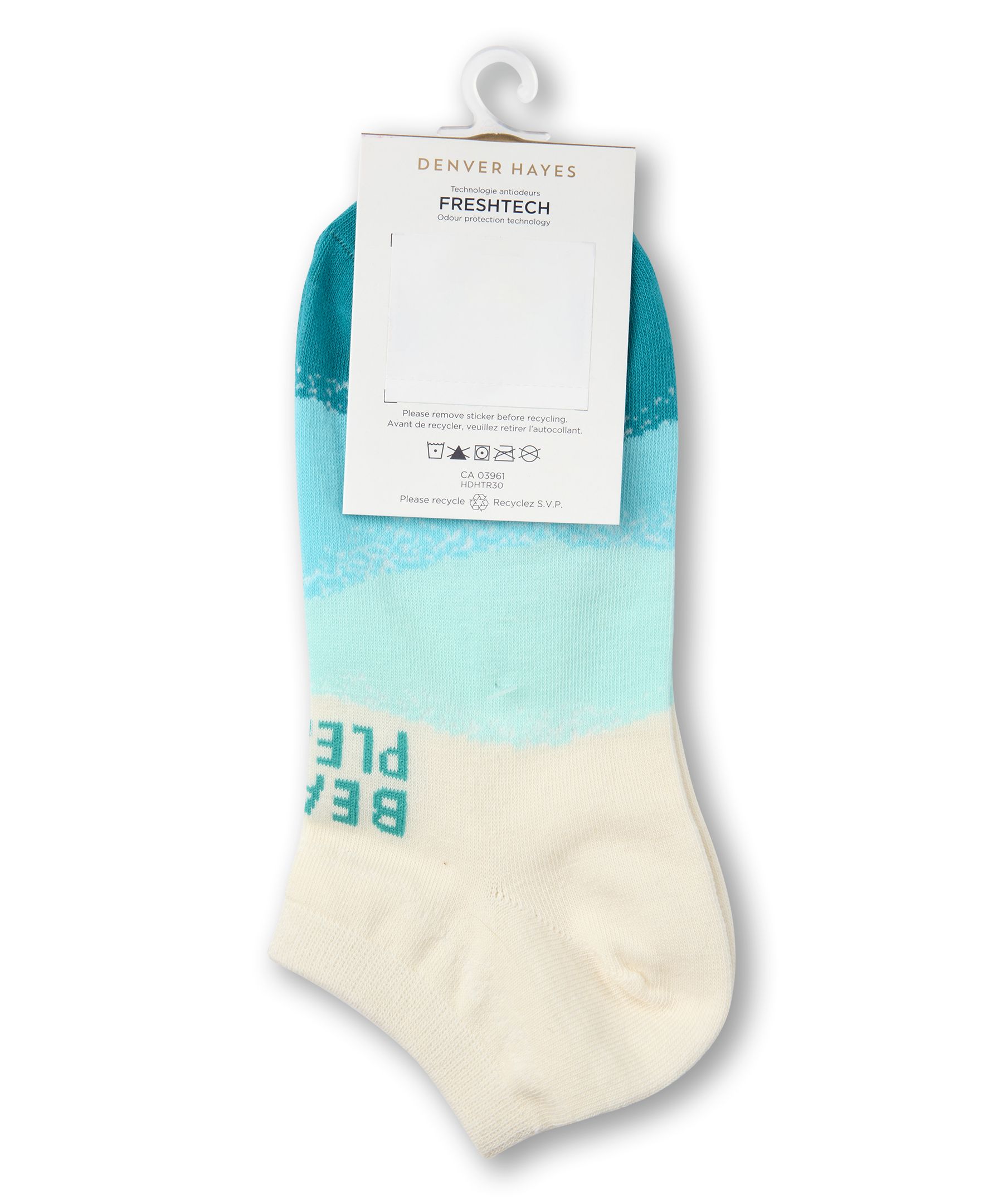 Denver Hayes Women's Low-Cut Patterned Cotton Socks