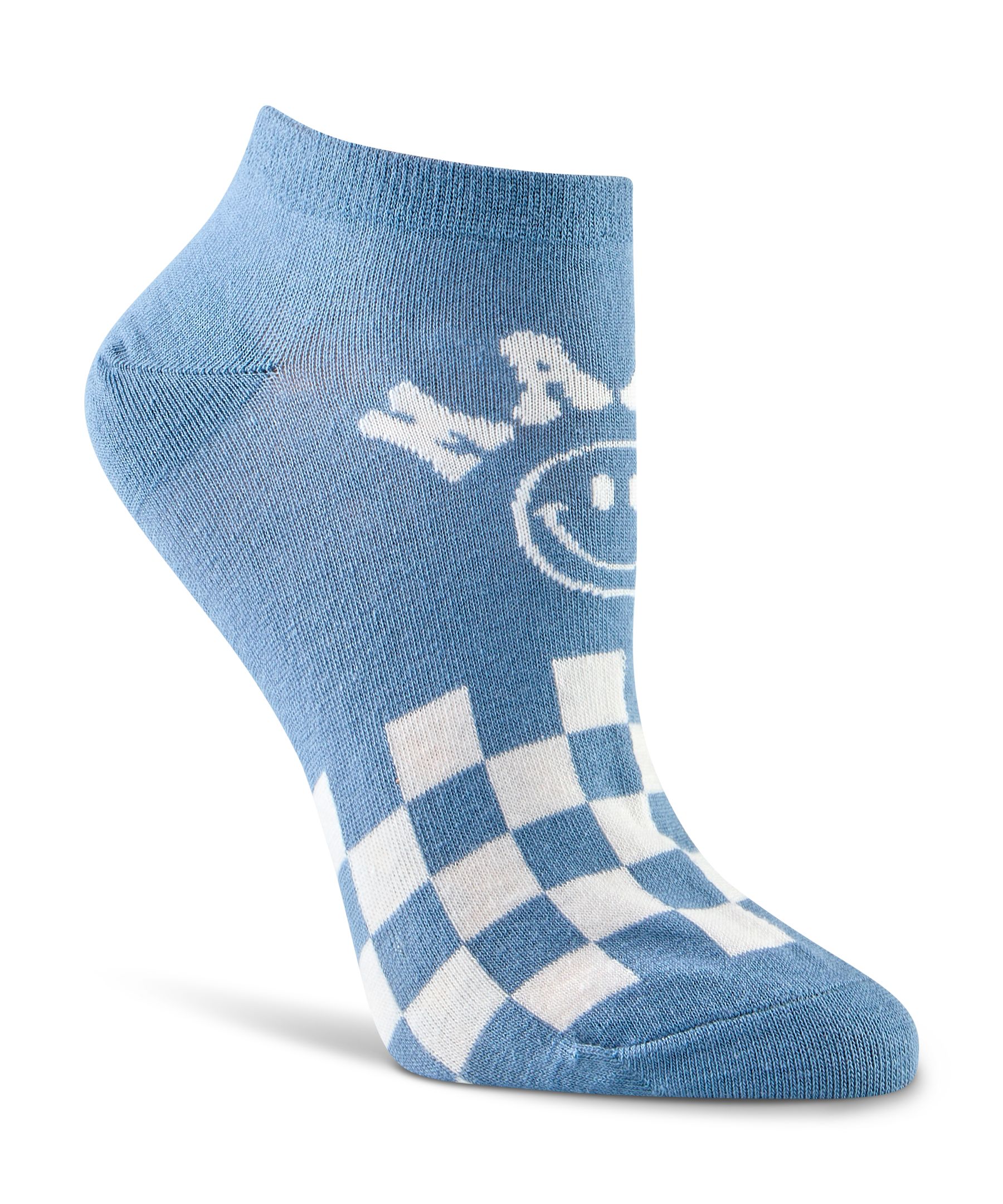 Denver Hayes Women's Low-Cut Patterned Cotton Socks