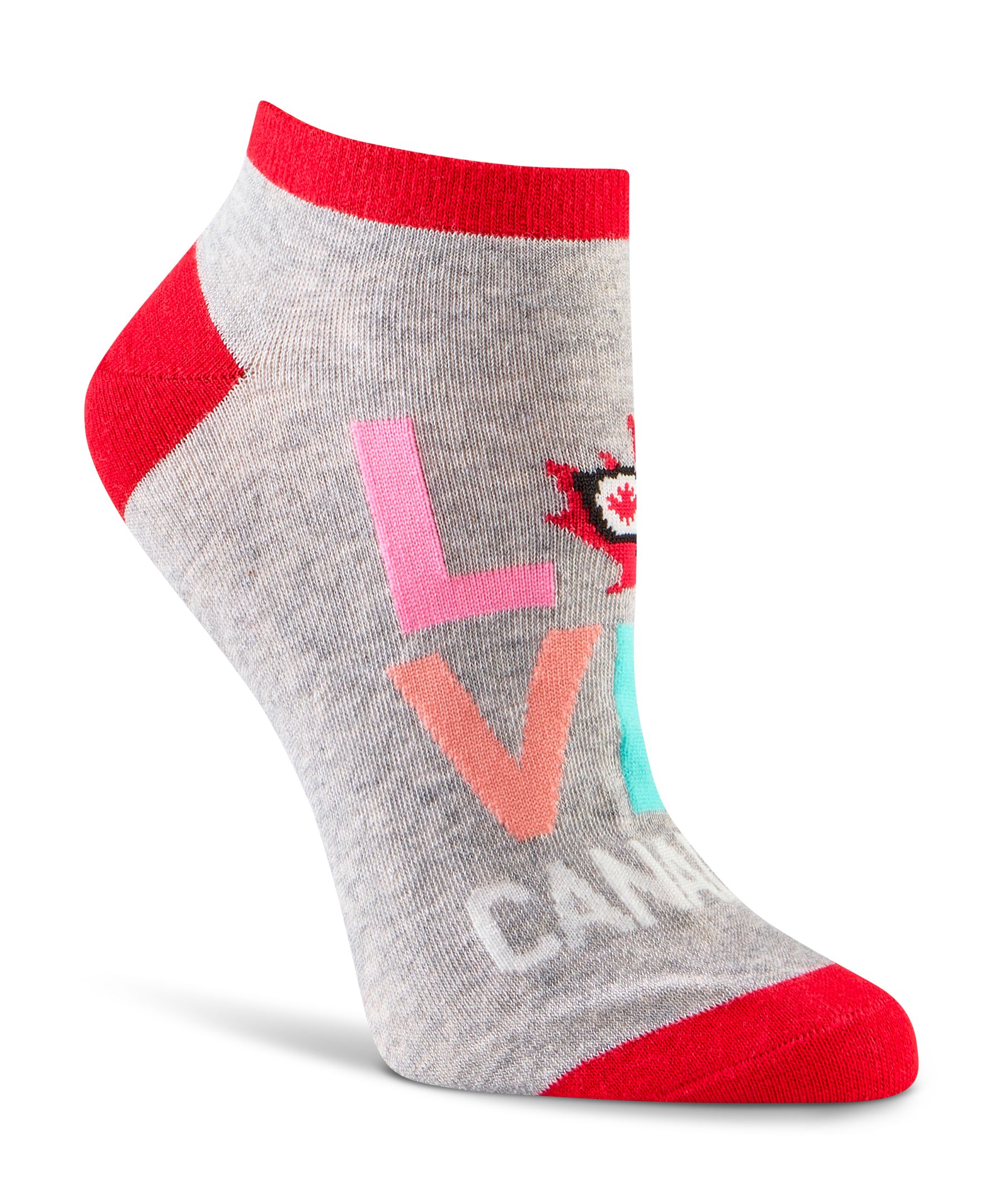 Denver Hayes Women's Low-Cut Patterned Cotton Socks