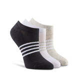 Shambhala Women's 3 Pack Cotton No-Show Sport Socks Front_Angled_Right