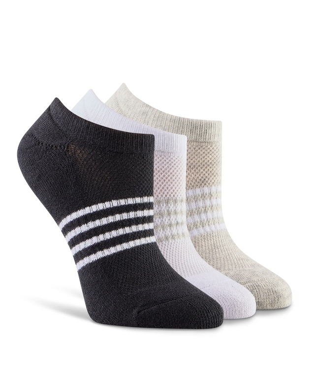 Shambhala Women's 3 Pack Cotton No-Show Sport Socks