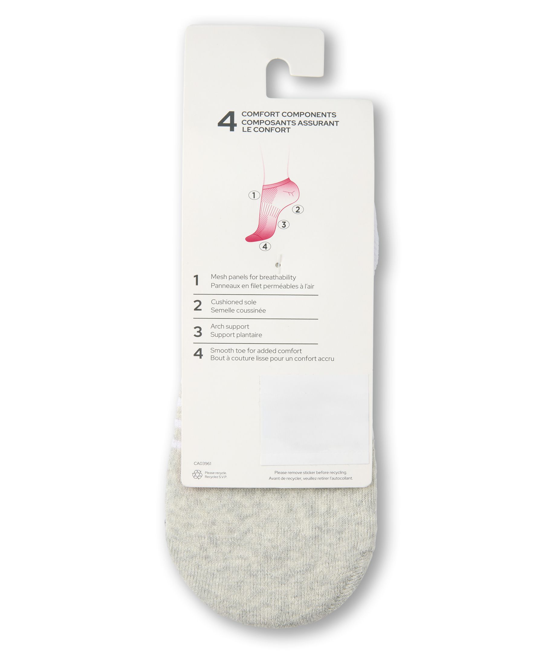 Shambhala Women's 3 Pack Cotton No-Show Sport Socks