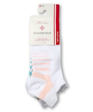 Shambhala Women's 3 Pack Cotton Low Cut Tab Sport Socks