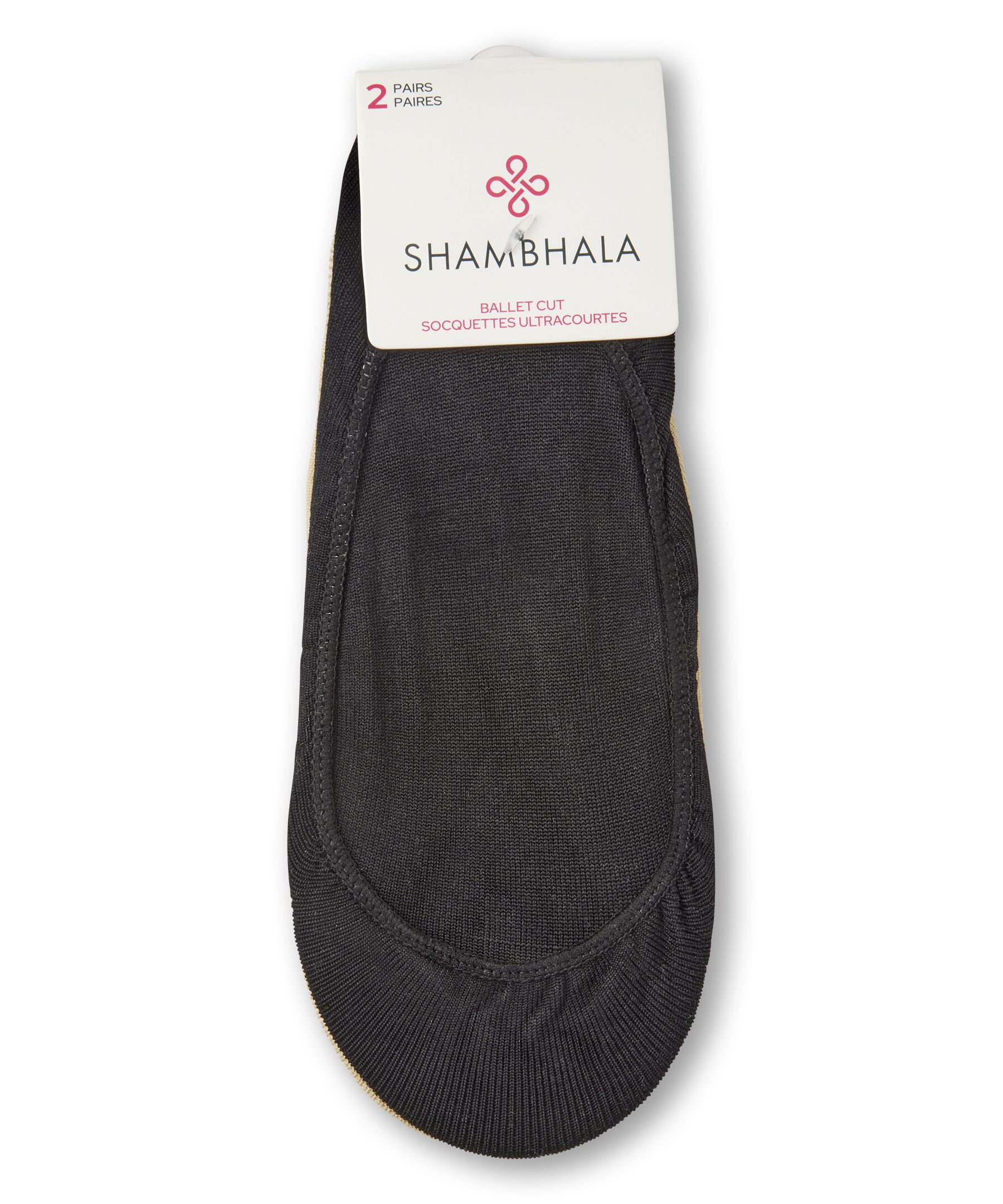 Shambhala Women's 2 Pack Microfibre Ballet Cut Socks