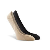 Shambhala Women's 2 Pack Microfibre Ballet Cut Socks Front_Angled_Right