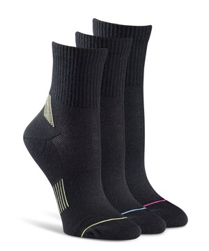 Shambhala Women's 3 Pack Quarter Crew Cotton Blend Socks