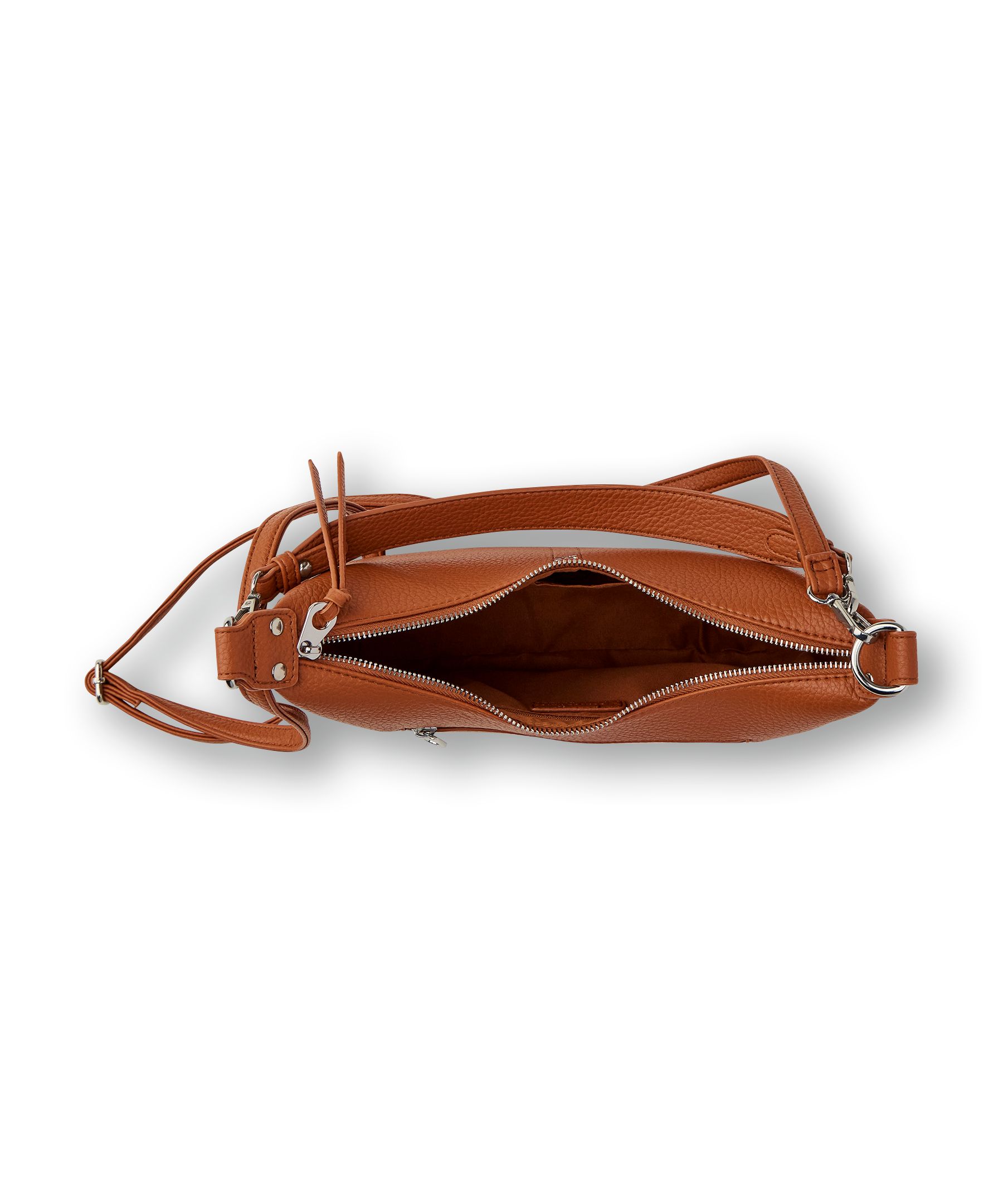 Denver Hayes Women's Half-Moon Dual Strap Shoulder Bag