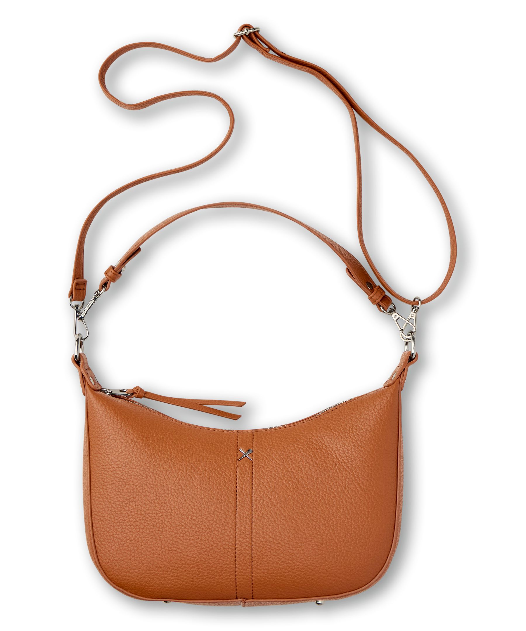Denver Hayes Women's Half-Moon Dual Strap Shoulder Bag