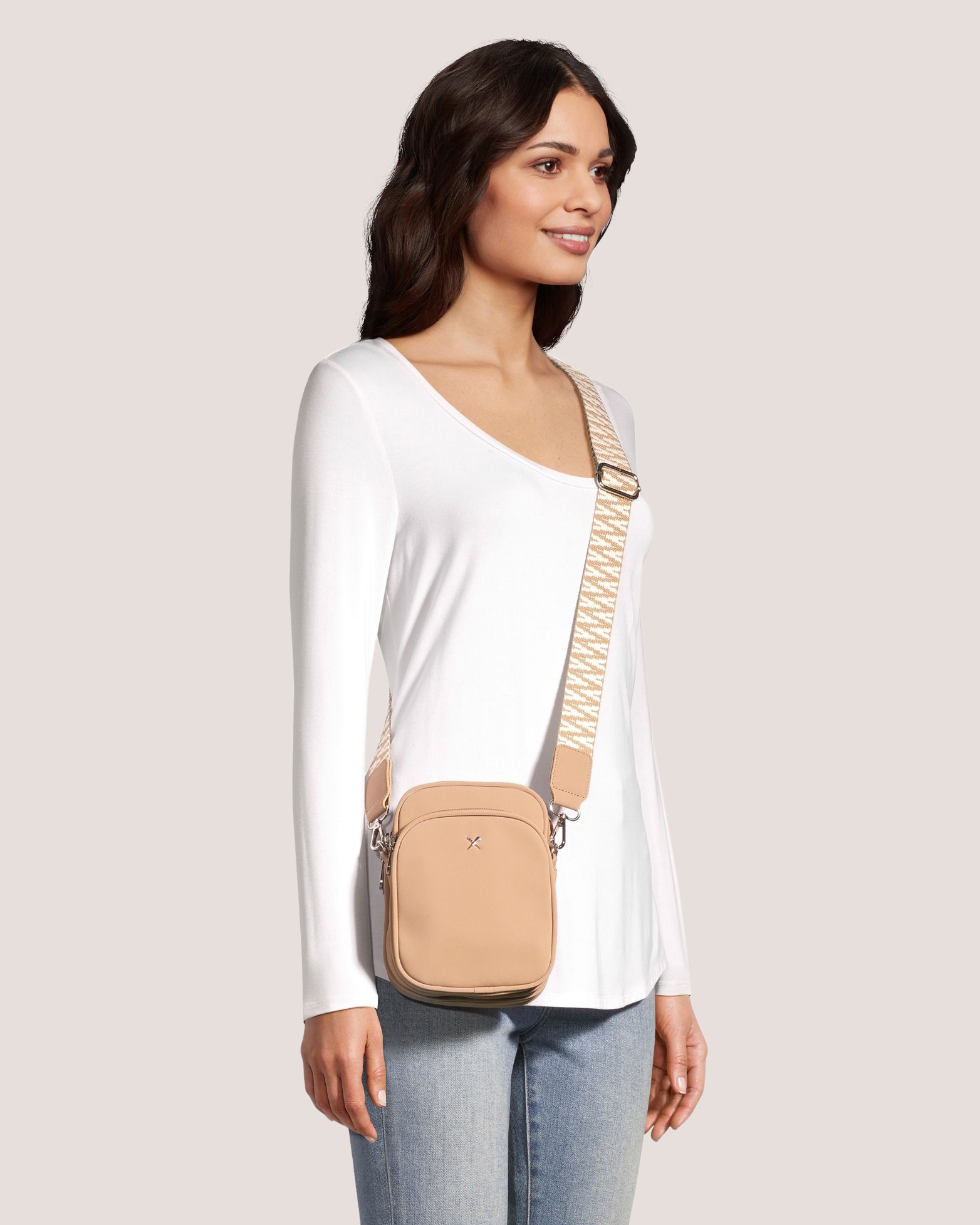 Sac à bandoulière à 3 compartiments pour femmes, Wandastrap, Denver Hayes