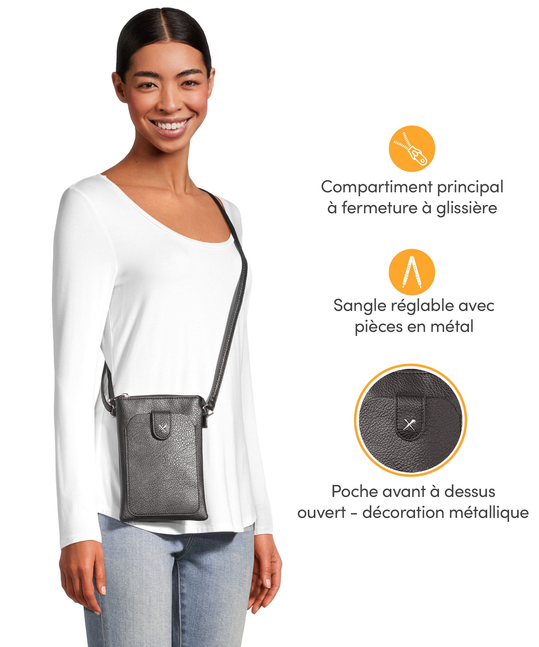 Mini-sac à bandoulière pour femmes, Callie-Thing, Denver Hayes