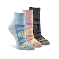 Socquettes de randonnée pour femmes, Repreve, Copper Sole, paquet de 3&nbsp;paires